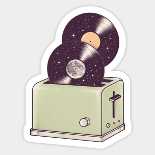 A toast to nostalgia Sticker